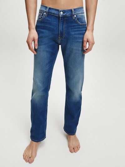 Calvin Klein Ruhák HU052763 | Calvin Klein Straight Férfi Farmernadrág Kék